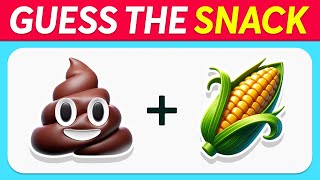 Guess the WORD by Emojis - Snack & Candy Edition 🍿🍫 Quiz Kingdom