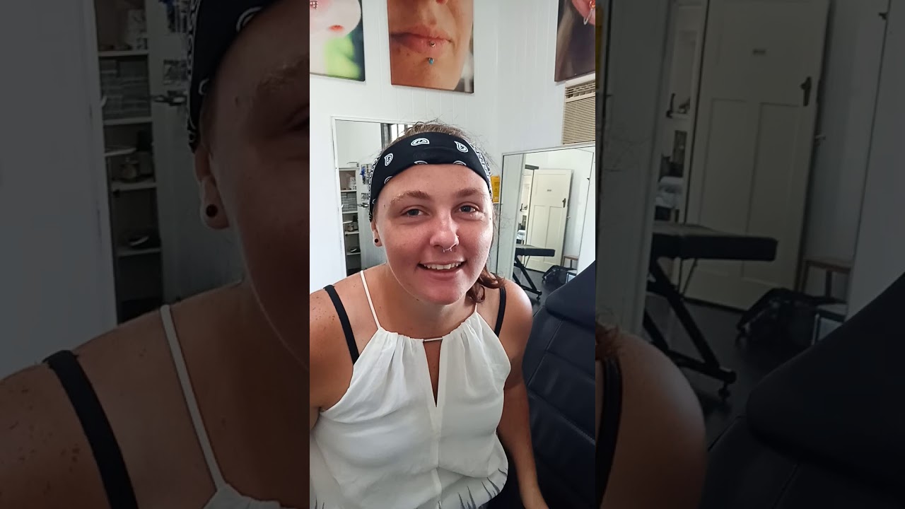 Double tongue piercing