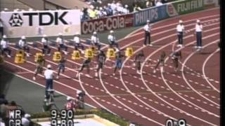 Carl Lewis-100m.WR,Tokyo,1991 World Championships