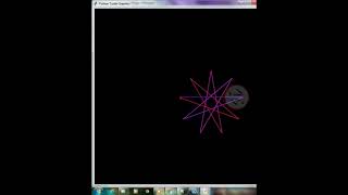 Python Turtle Draw Star Coloring Amazing #Shorts #ytshorts #pythonprogramming #python