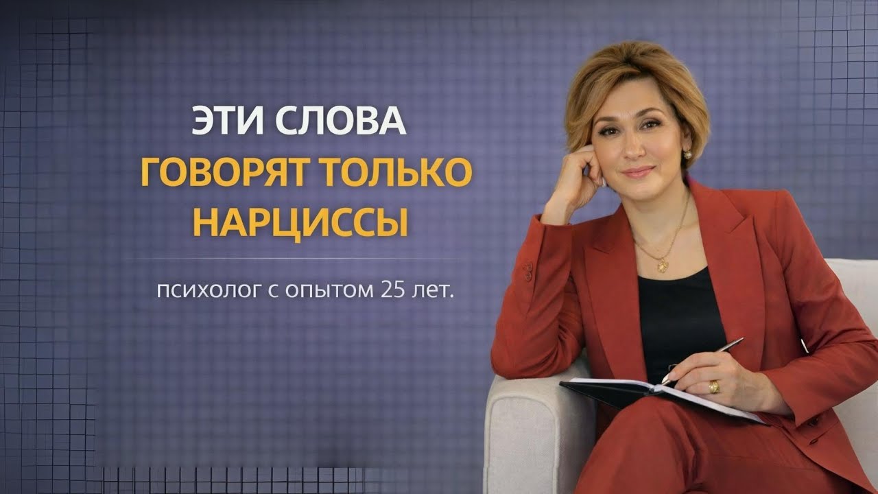 3 фразы, которые ЧАСТО говорят нарциссы