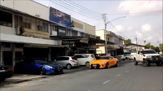 「1080p」Walking from Waterfront Miri to City Fan Recreational Park , Miri