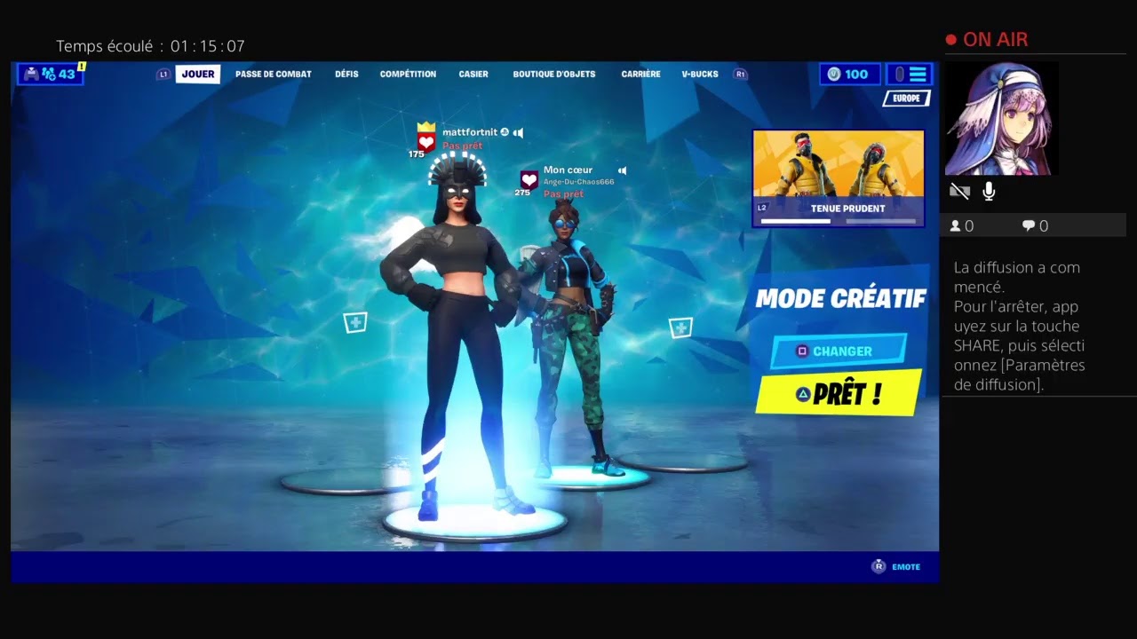 Live solo duo squad et créatif - YouTube