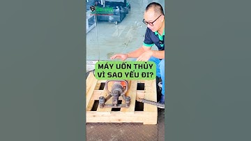 Nguyên nhân máy uốn sắt thủy lực cầm tay yếu đi? #mayxaydungtudongsieuviet #machine #shorts