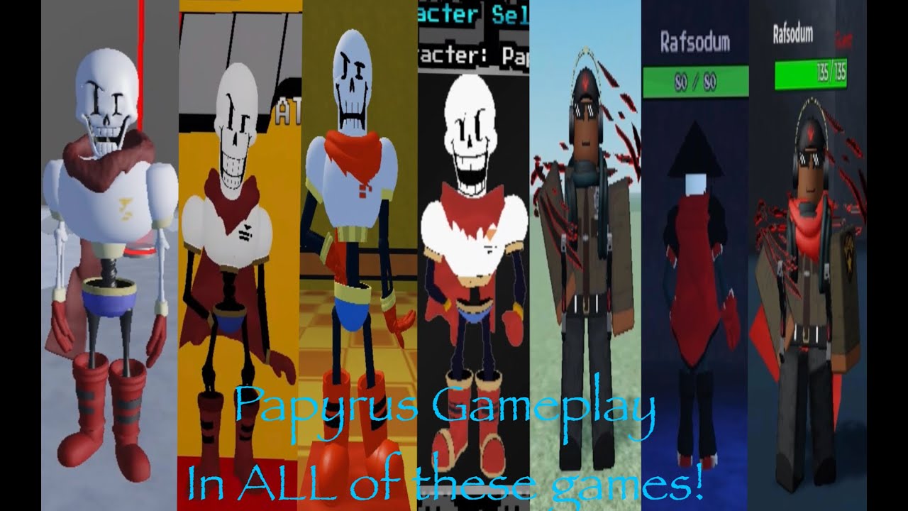 Papyrus Computer Games Papyrus gameplay but it’s in 7 games! | 40 Subscriber Special - YouTube