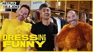 Tan France Makeover of Big Mouth's Nick Kroll & Andrew Goldberg | Dressing Funny | Netflix is a Joke