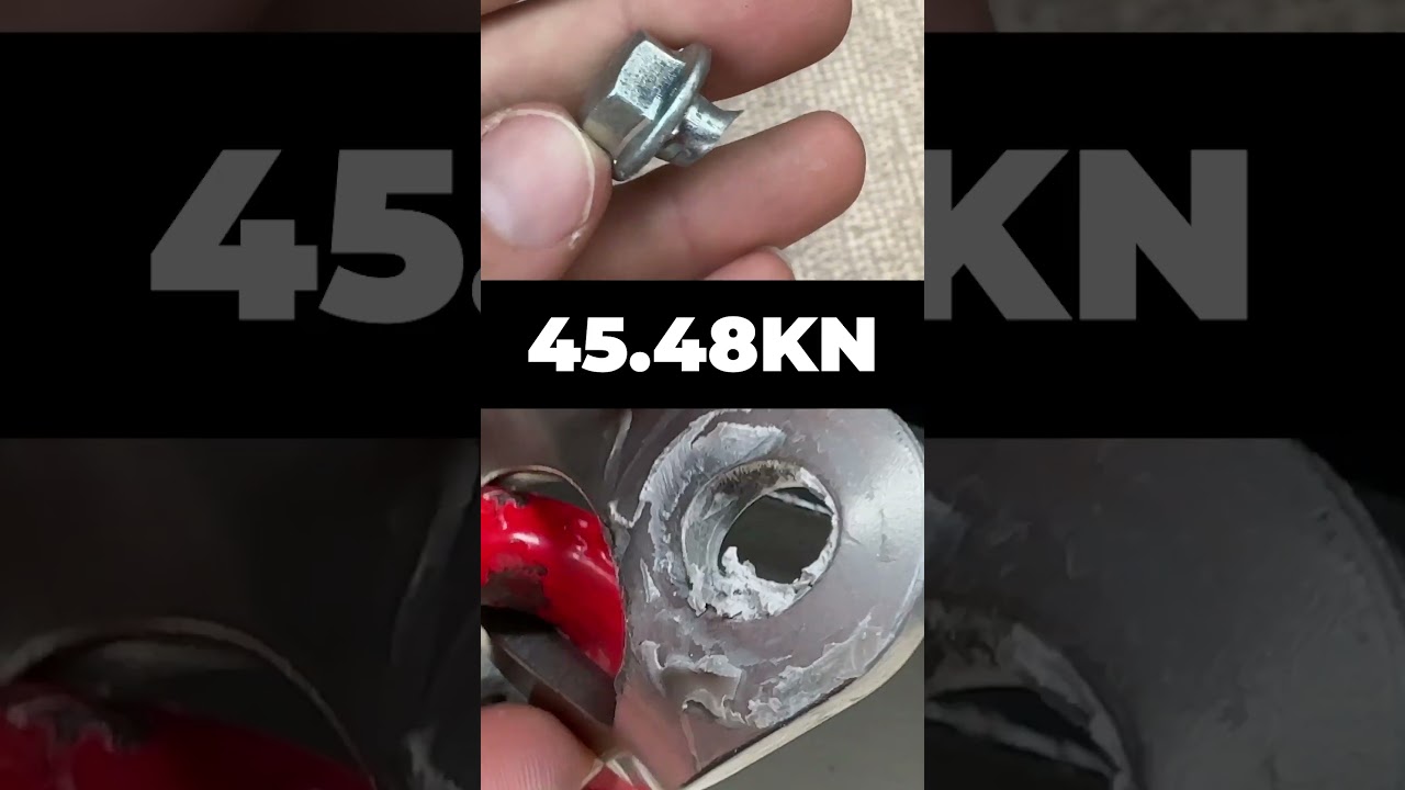 Testing a 3/8" concrete screw