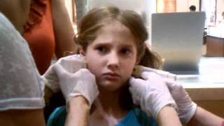Ryan gets her ears pierced!