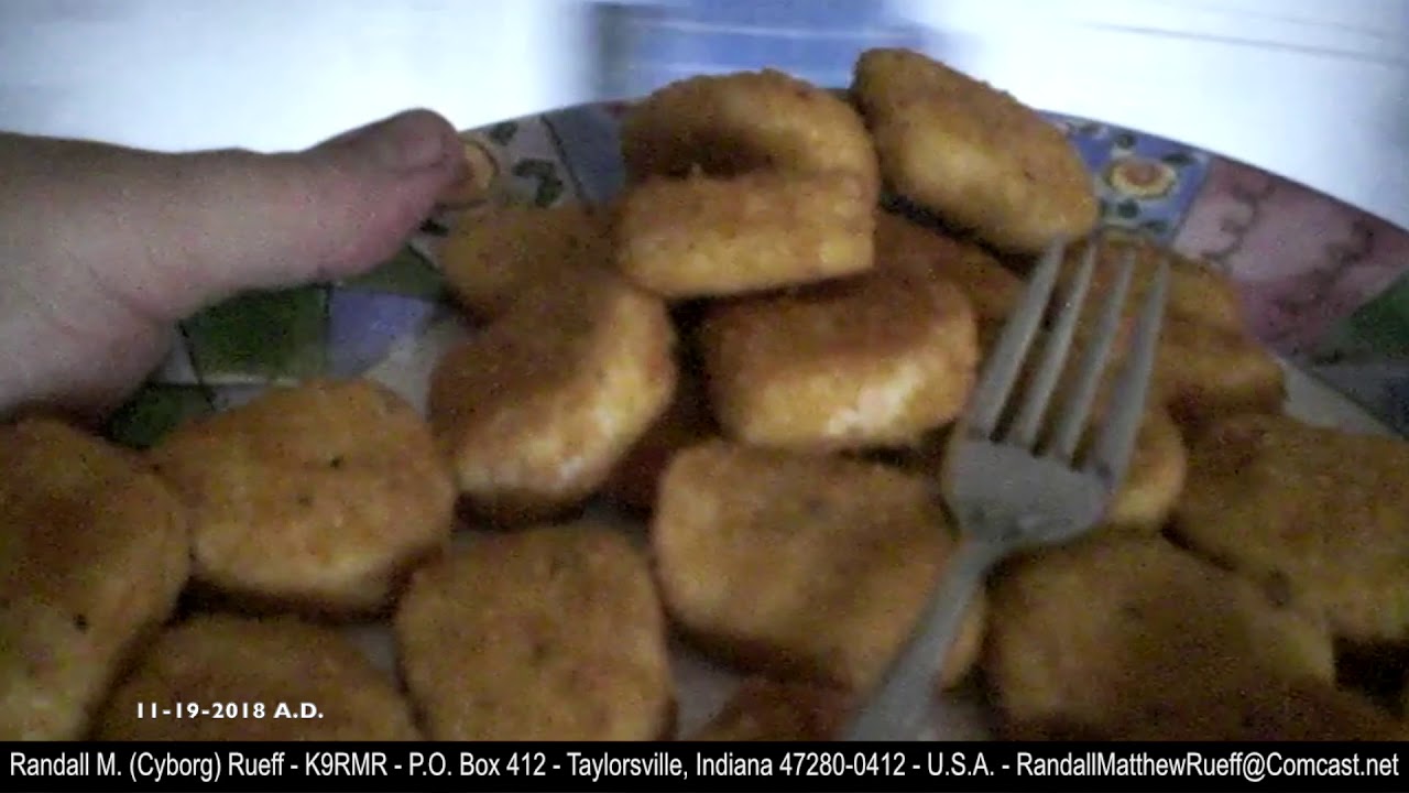 Randall M. Rueff - Chicken Nuggets for lunch - 11-19-2018 A.D. (3) humorous birthday greetings