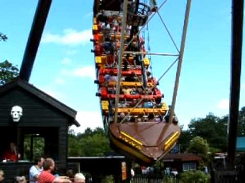 Jolly Rocker swing boat ride at Legoland Windsor - YouTube