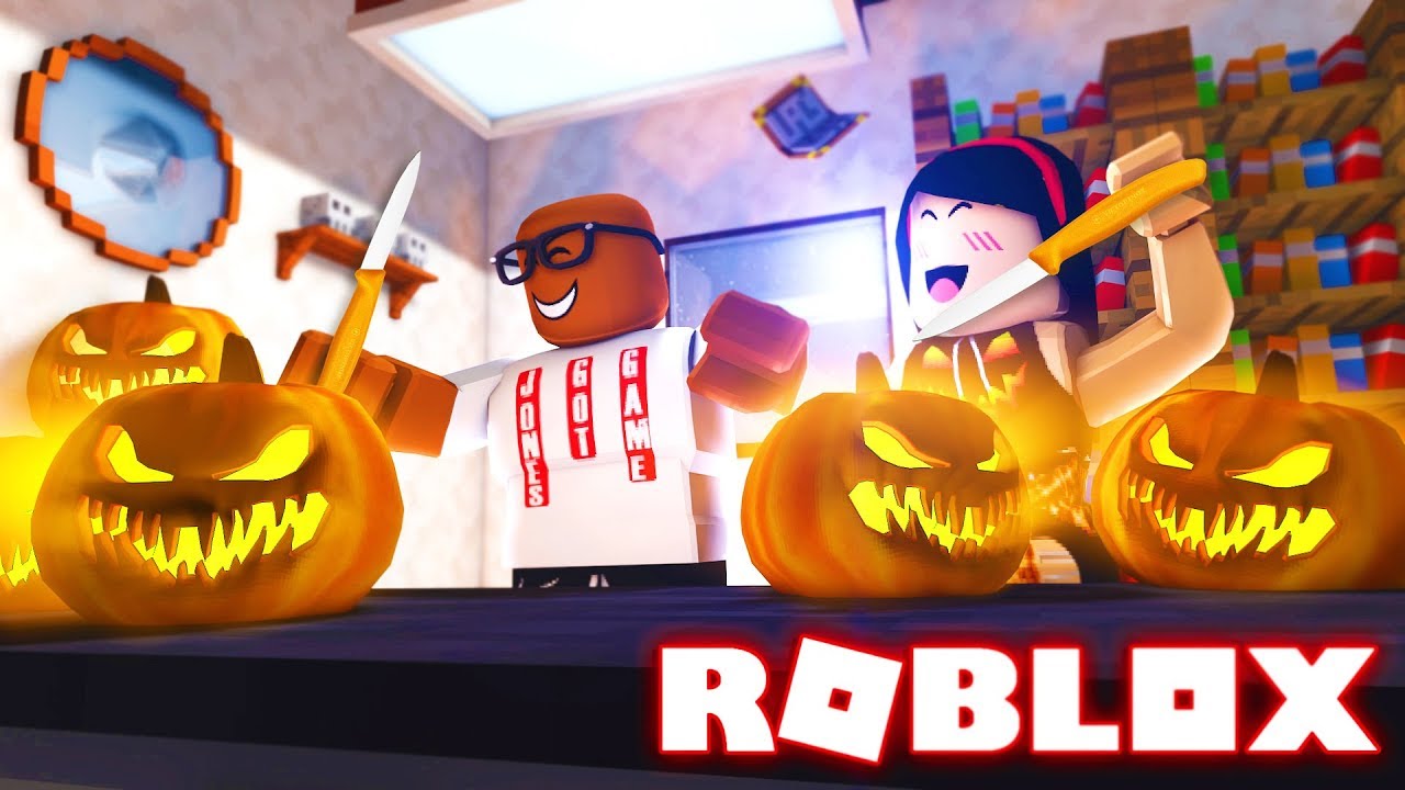 Roblox Pumpkin Carving Simulator Youtube - roblox hat pumpkin carving related keywords suggestions