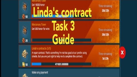 War robots mercenary town event ll linda contract task - 3!!