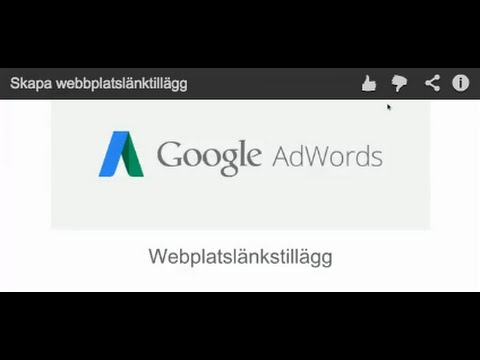 Skapa webbplatslänktillägg