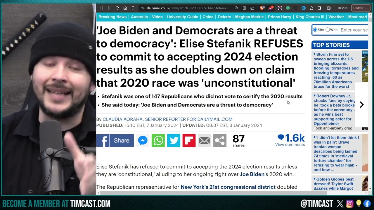 Democrats FURIOUS After GOP rep REFUSES To Blindly Certify 2024 Election, Calls 2020 UNCONSTITUIONAL