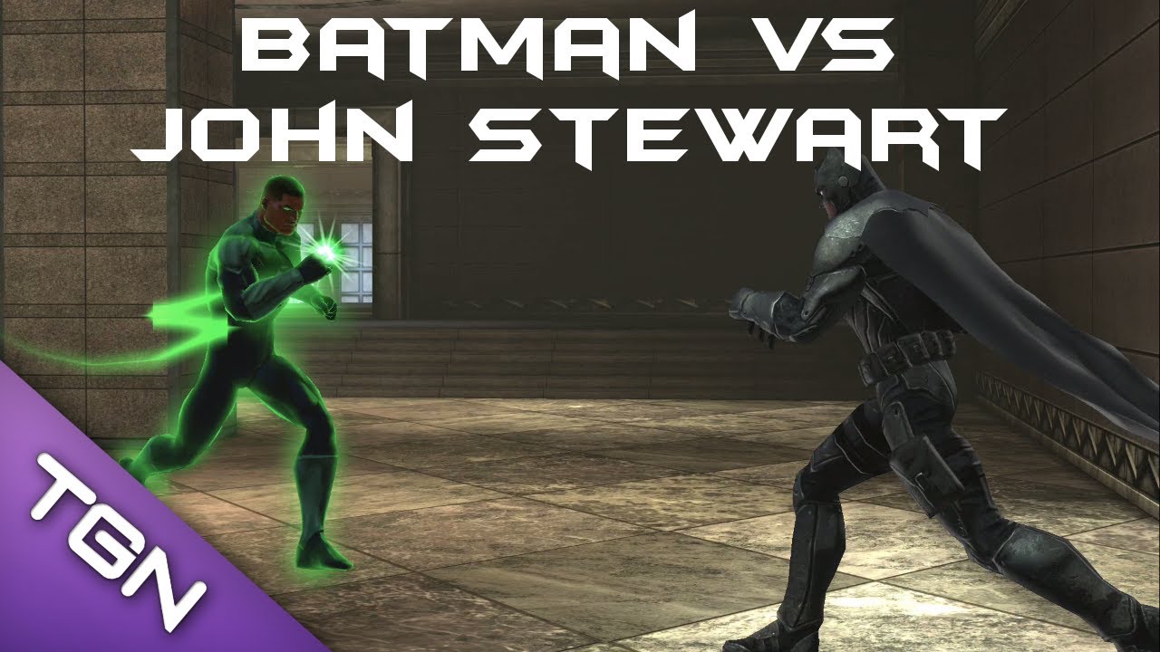 DCUO - Batman vs John Stewart - YouTube