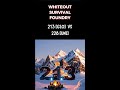 Whiteout Survival Foundry | 213 [GLO] vs 228 [UNI]