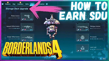 Hoe je SDU verdient in BORDERLANDS 4 | Opslagdeck-upgrades
