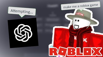 Can ChatGPT make a FULL ROBLOX GAME??