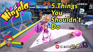Ninjala - 5 things you shouldnt do
Hey hey everyone and welcome back to my channel! Today we are going to be talking about in Ninjala - 5 things you shouldnt do! I did my best to give the most accurate information with clips to prove it. It wasnt easy since I didnt record everything I did/saw someone. It was primarily from Ninjalas Second beta. Anyways enjoy and hope you like it... Any criticism would be great I would love to hear your inputs on my 5 things, and if you have some better options let me know in the comments !!
Like, comment, share, & subscribe if you enjoyed it!
FOLLOW me on Twitter: https://twitter.com/CGMatsu
FOLLOW me on Instagram: https://www.instagram.com/CG_Matsu/
LIKE me on Facebook: https://www.facebook.com/quincy.jacks...
DISCORD Server: https://discord.gg/emYQkSU
COMMENT, SHARE, & LIKE if you enjoyed the video!!!
Dont click this: https://www.youtube.com/channel/UCfrIDswiAdR8kMBo04c8zTQ Ninjala - 5 things you shouldnt do