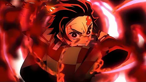 Tanjiro vs Rui | Demon Slayer [4k]