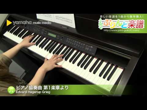 ピアノ協奏曲 第1楽章より Edvard Hagerup Grieg