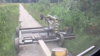 Cotton Valley Rail Trail Mowing 8 August 2017