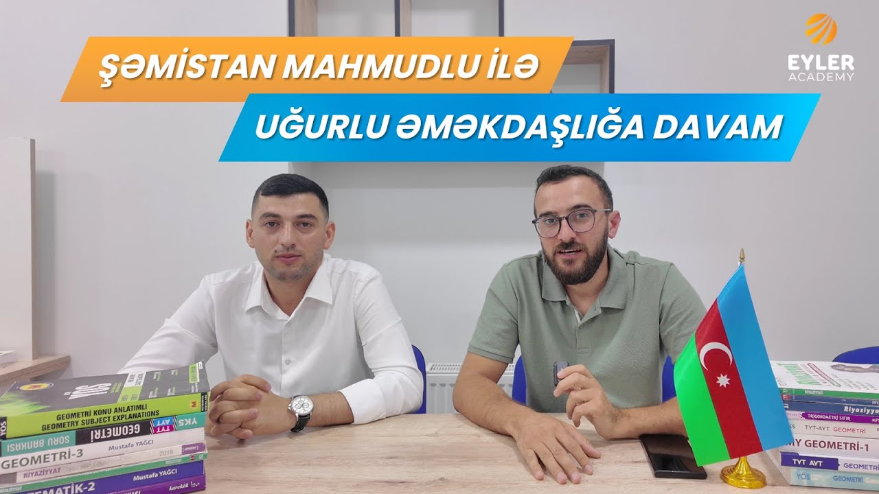 ✅❗️👉🏻 Kimya müəllimimiz Şəmistan Mahmudlu ilə Uğurlu əməkdaşlığa davam.