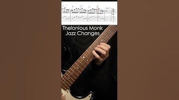 Thelonious Monk reharmonization for Rhythm Changes arpeggio exercise