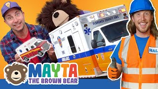 Explore an Ambulance for Kids | Emergency Vehicles with Handyman Hal