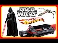 STAR WARS Hot Wheels Blast &amp; Battle Lightsaber Launcher with Darth Vader!