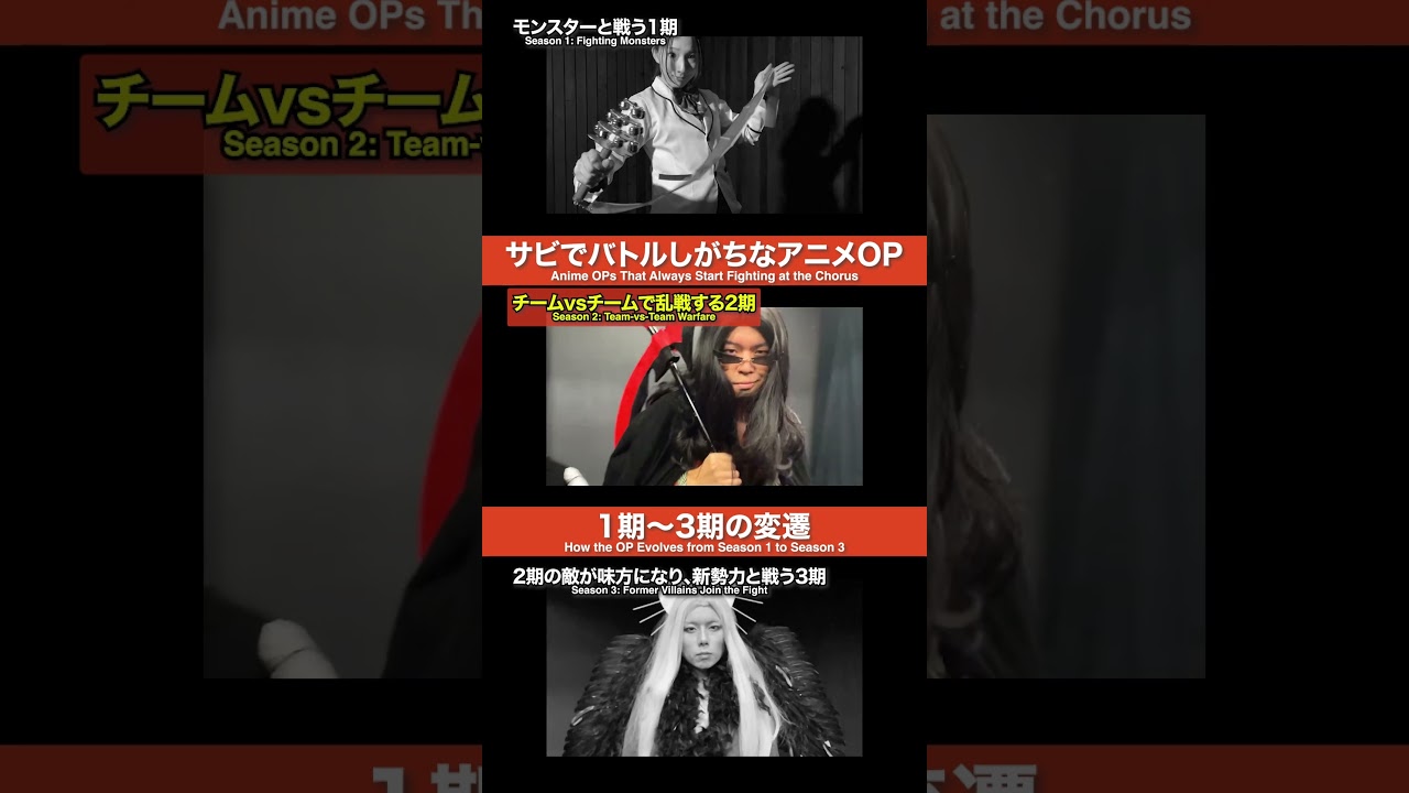サビでバトルしがちなアニメOP 1期〜3期の変遷|Battle-at-the-Chorus Anime OP Evolution (Season 1–3)