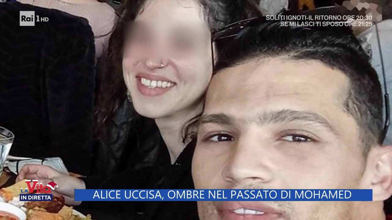 Alice uccisa, ombre nel passato di Mohamed - La vita in diretta 15/12/2022