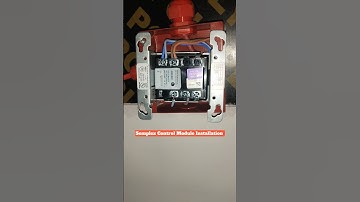 Fire Alarm Control Module Installation | Semplex Fire Alarm System
