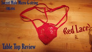 Secret Male Sml006 Micro G String Tabletop Review Deadlifts In These