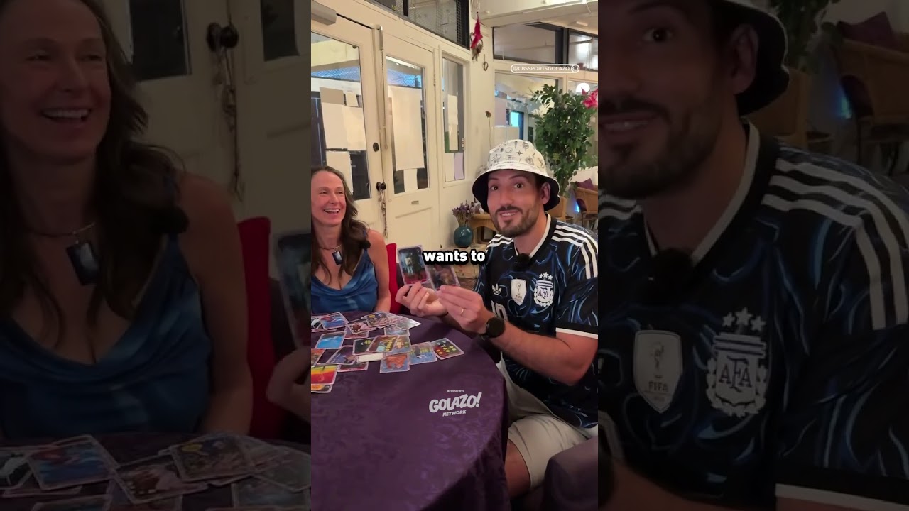 Nico Cantor visits a tarot card reader to predict the World Cup 🔮