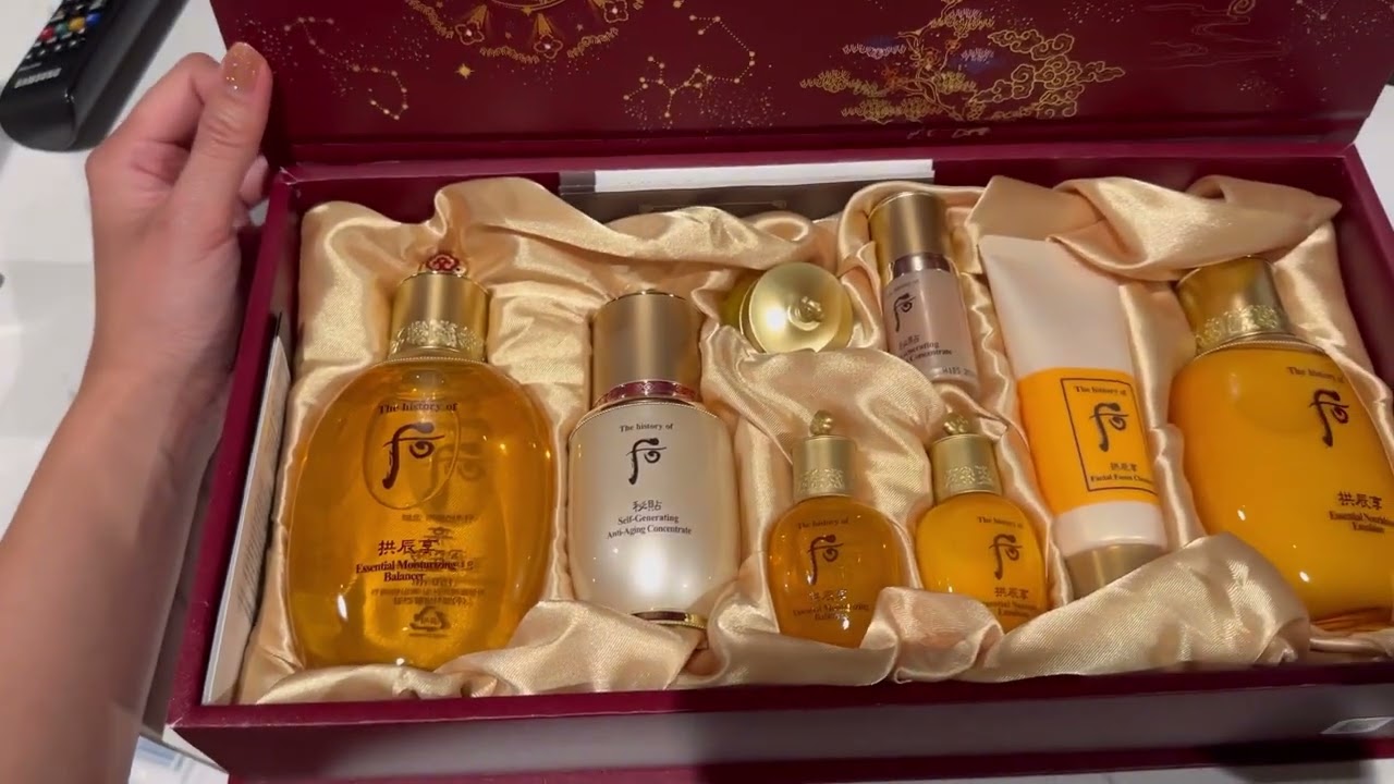 The History of Whoo Skincare Unboxing & Review | Luxury Korean
