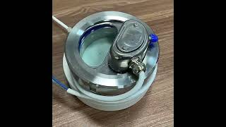 Sanitary Stainless Steel Sight Glass with LED light indicator