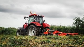 Case IH Puma 145 &amp; Kverneland taarup 3228MT šienavimas