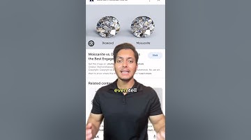 💍 Watch this before buying a diamond engagement ring! #engagement #moissanite