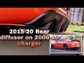 How to install 2015-2020 Dodge charger rear diffuser on a 2006-2010 dodge charger