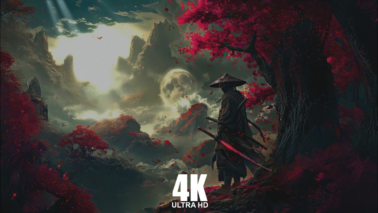 2 Hours Lone Samurai Ronin 4K Live Wallpaper For PC 