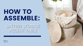How to Assemble a SAT1000 Storage Accent Table