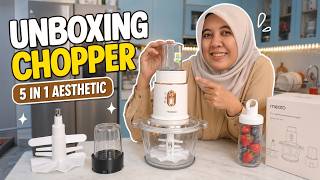 Bisa Jadi Chopper, Blender, Grinder, Kupas Bawang &amp; Kocok Telur UNBOXING CHOPPER 5 IN 1