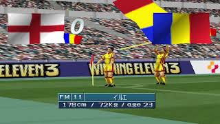 العاب زمان | منتخب انجلترا لم يكن ندا لمنتخب رومانيا 1998 الخارق | playstation 1