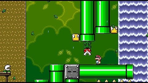 Super Mario Construct Custom Level Showcase  - Rainforest Ruins