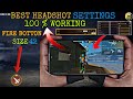 NEW HEADSHOT 😲 SETTING 💯%✅ WORKING 😱CS RANKED ⚡PUSH WITH LIKE GRANDMASTER😇 PLAYER 📱POCO X6 PRO 5G