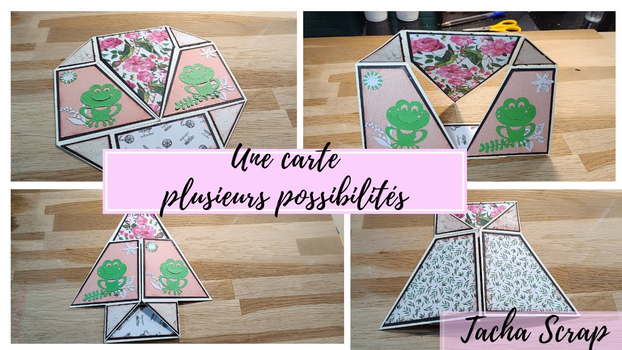 TUTO carte infinie possibilité originale et super facile à faire #action #diy #scrapbooking