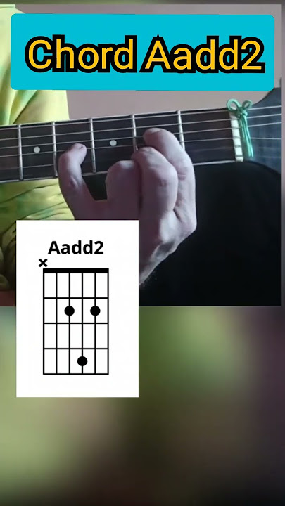 Chord - A add2 - #guitar #youtubeshorts #youtube #millionviews #music #guitarchord #aadd2chord