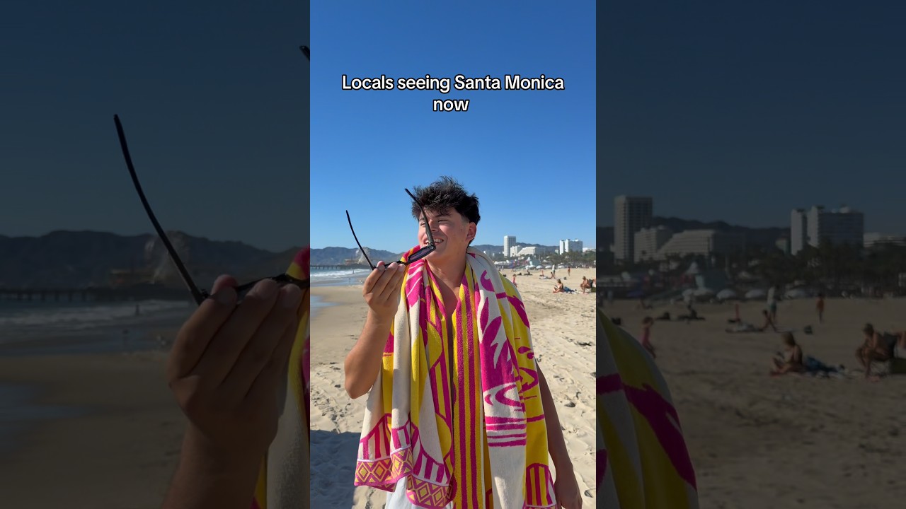 Locals seeing Santa Monica now 😂 #comedy #santamonica #cali