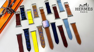 ALL NEW Hermés Single Tour Leather Bands (ALL COLORS) Review | Over $3,000 for Just 9 Bands 😱